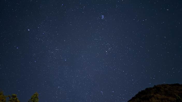 橋の上からの星空