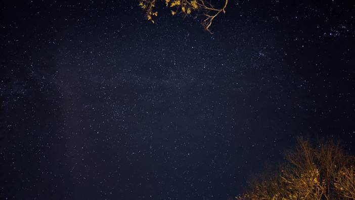 広場からの星空